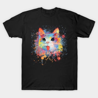 Water Color Cat T-Shirt